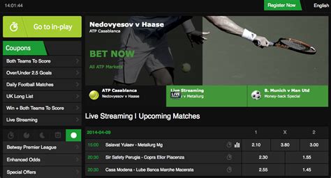 betway in play betting.